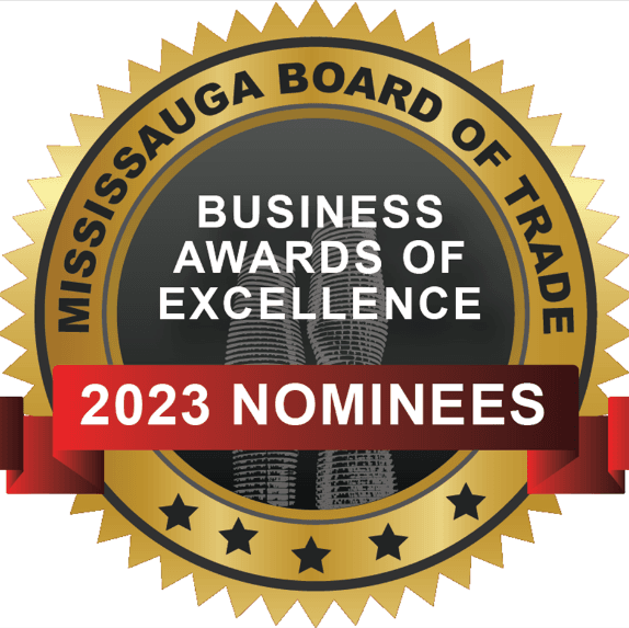 Mississauga Board of Trade Business Awards of Excellence 2023 Nominee badge